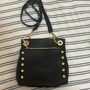 Hammitt Black & Gold Crossbody Purse